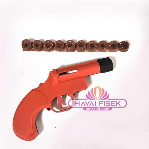 1 mantar tabancası 10 mantar kapsülü