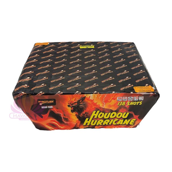 138 Atış Houdou Hurricane Havai Fişek 138 atış Houdou Hurricane havai fişek bataryası