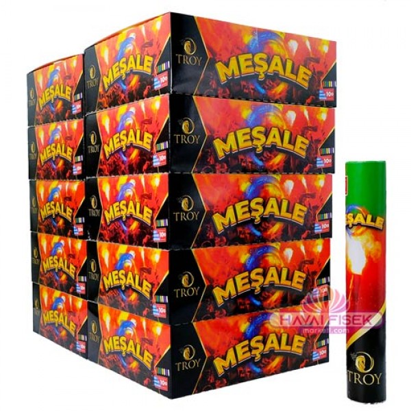 Yeşil Meşale Uzun Süreli 1 koli (100 adet)